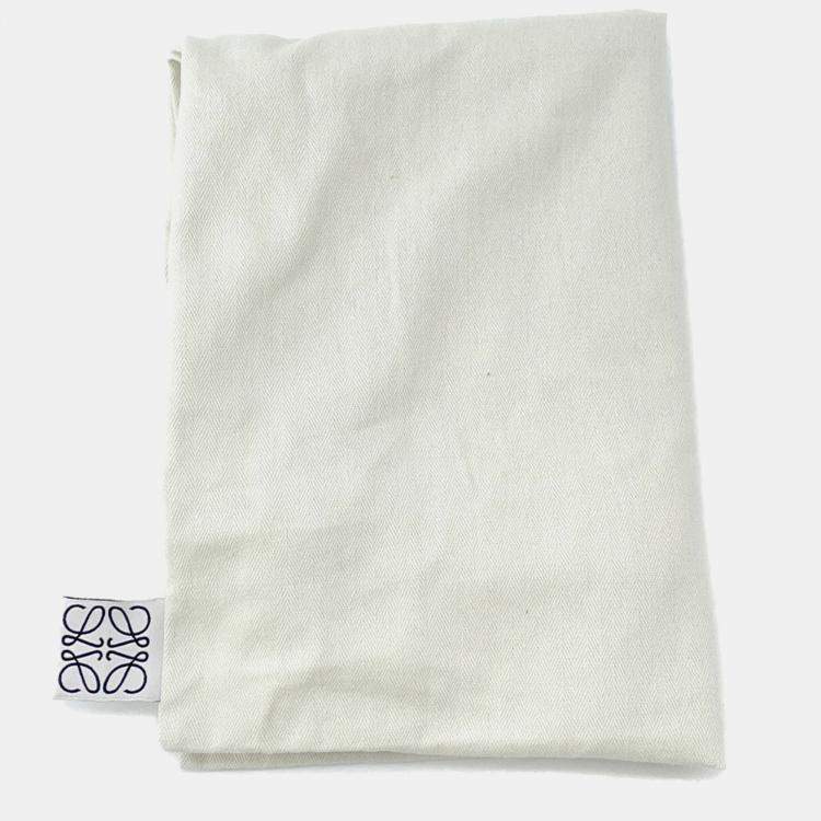 Pre Owned Loewe Gate Dual Shoulder Bag Olive Green Calf Leather Size Small