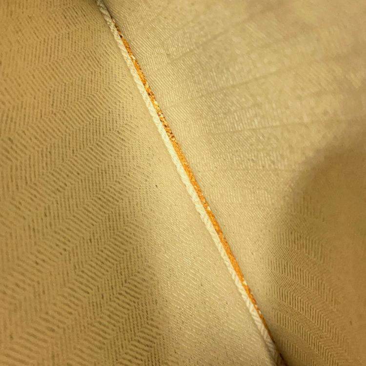 Pre Owned Loewe Goya Anagram Backpack Blue/White/Brown Canvas Leather