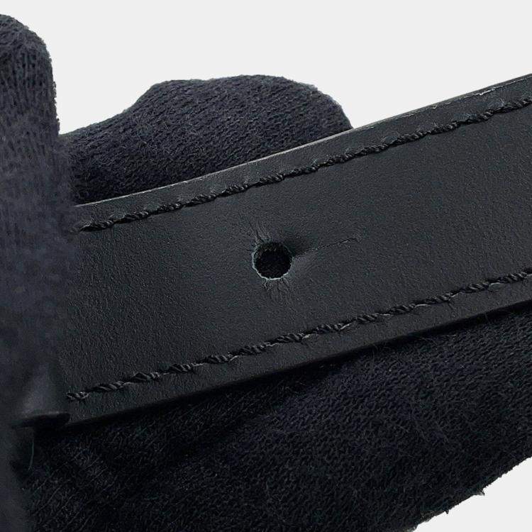 Pre Owned Loewe Paula Ibiza Balloon Shoulder White/Black Canvas Leather Size Small