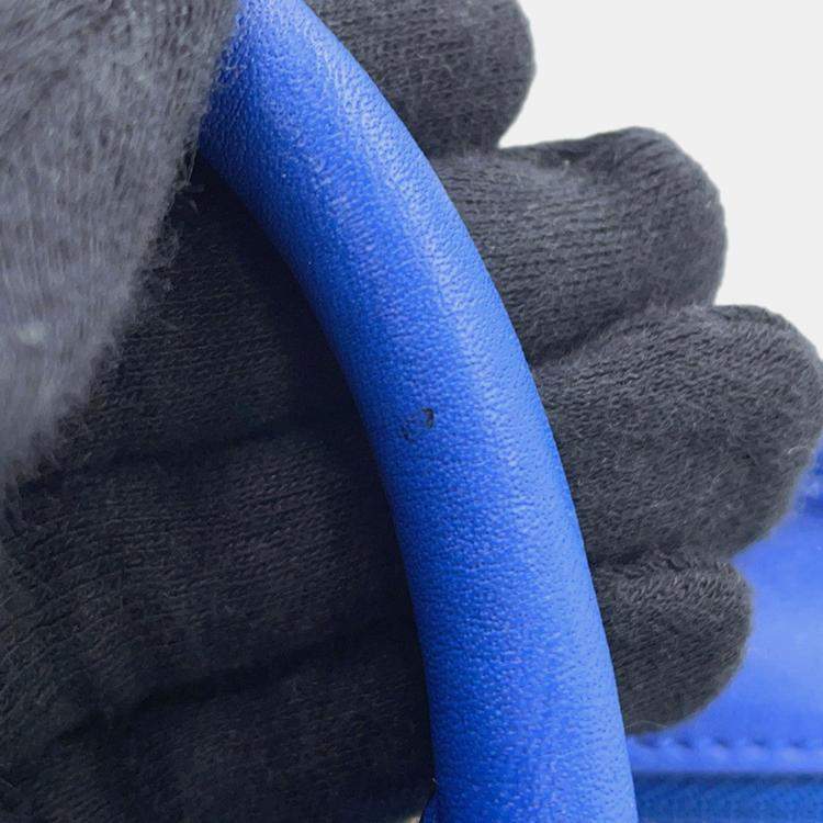 Pre Owned Loewe Amazonas Blue Leather Size 23