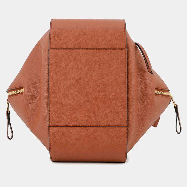 Pre Owned Loewe Hammock Rusty Calf Leather Size Small