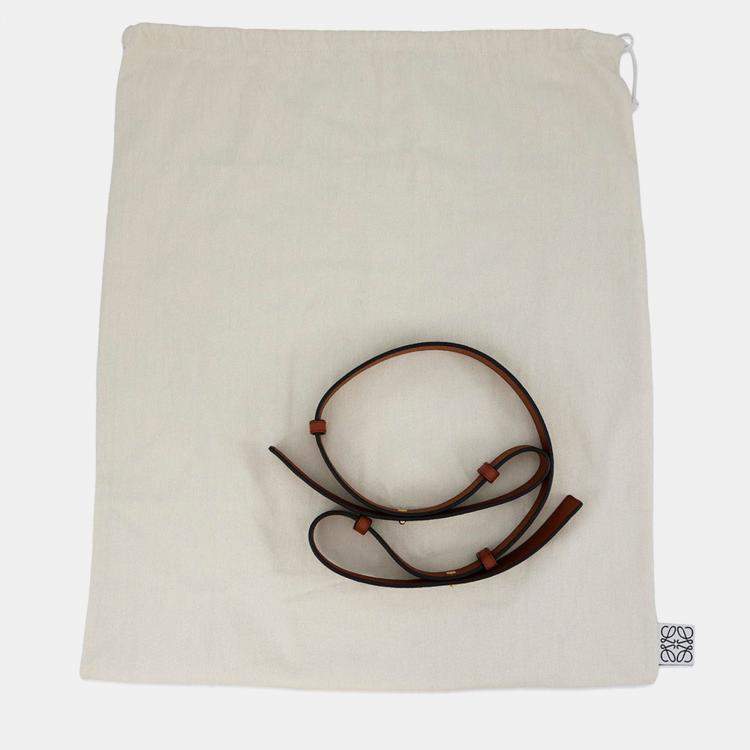 Pre Owned Loewe Hammock Rusty Calf Leather Size Small