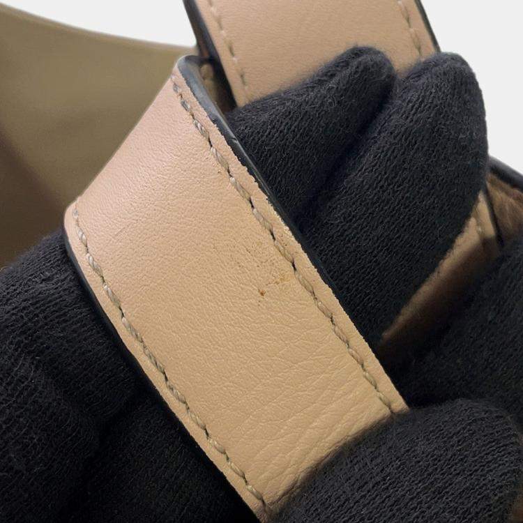 Pre Owned Loewe Hammock Light Pink/Jasmin Flower Leather Size Small