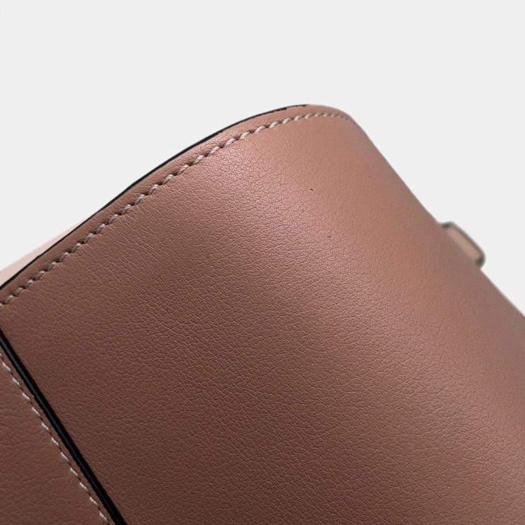 Pre Owned Loewe Hammock Light Pink/Jasmin Flower Leather Size Small