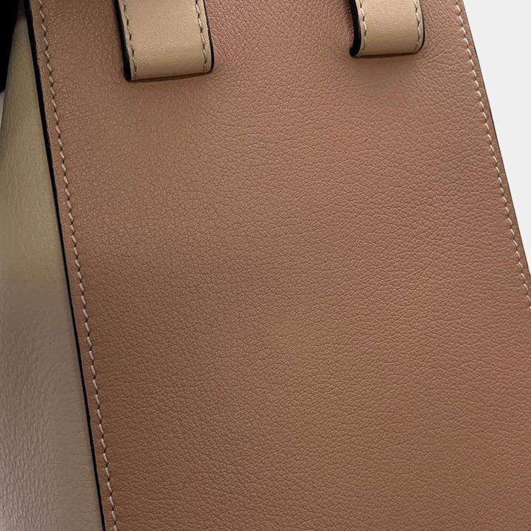 Pre Owned Loewe Hammock Light Pink/Jasmin Flower Leather Size Small