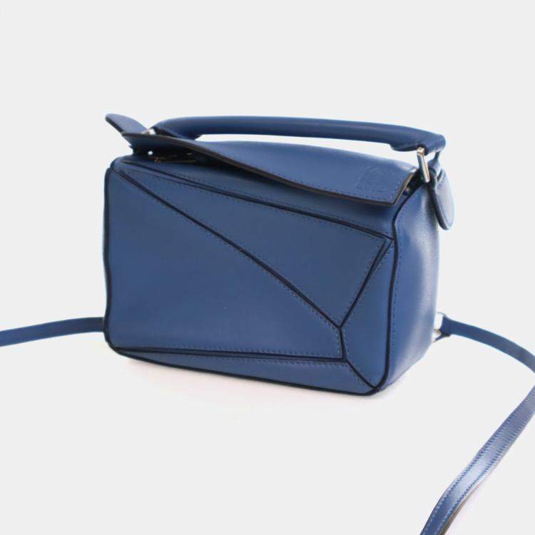 Pre Owned Loewe Mini Calfskin Puzzle