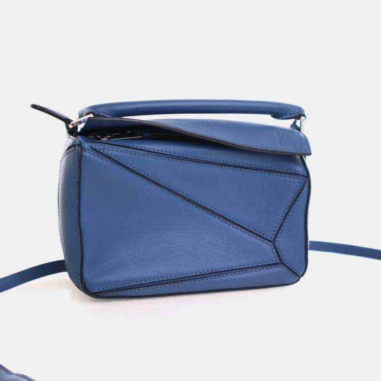 Pre Owned Loewe Mini Calfskin Puzzle