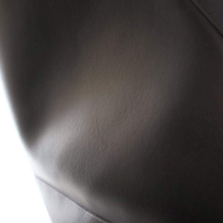 Pre Owned Loewe XXL Black Calfskin Puzzle Fold Tote