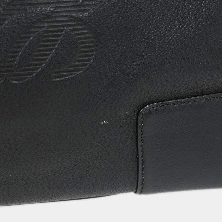 Pre Owned Loewe Black Fusta 30 Tote Bag