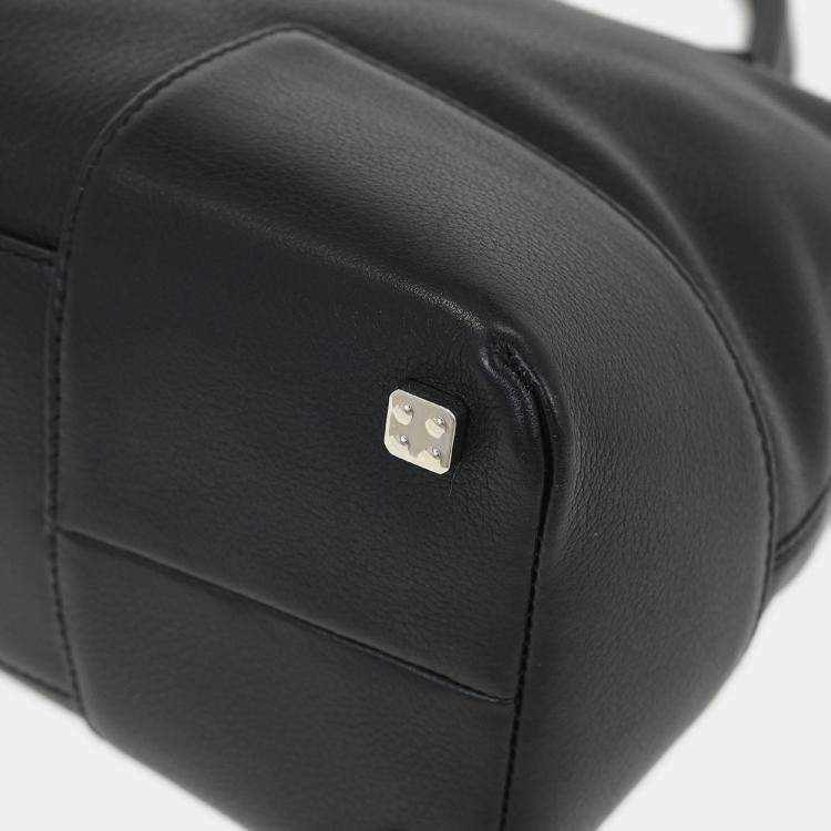 Pre Owned Loewe Black Fusta 30 Tote Bag