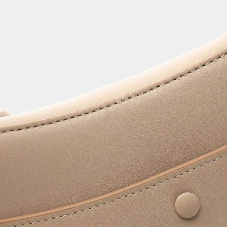 Pre Owned Loewe Ola Medium Handbag Leather Beige