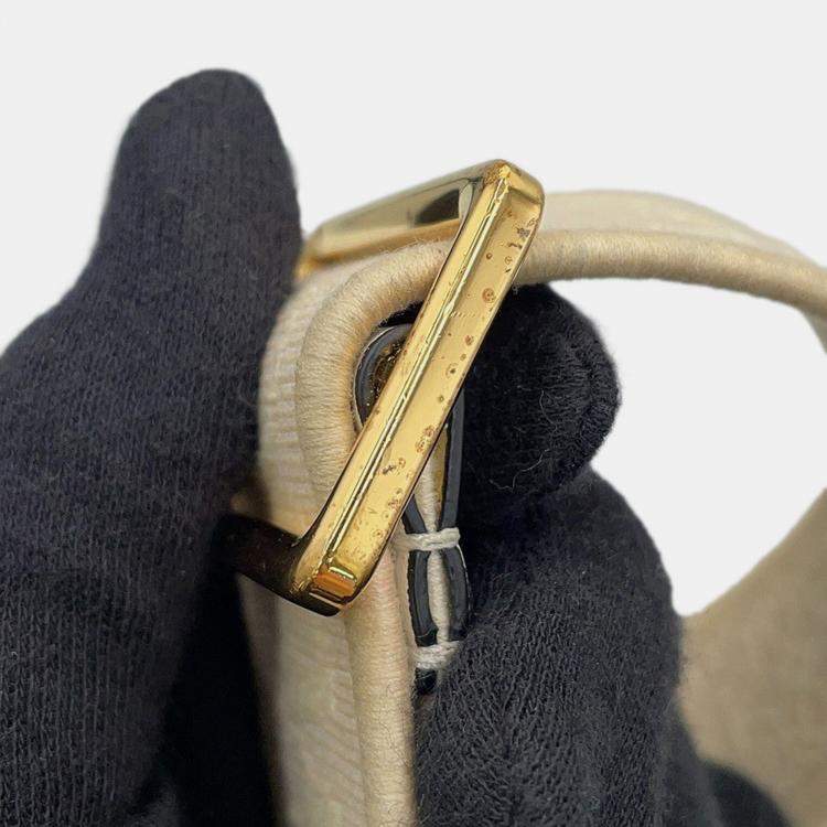 Pre Owned Loewe Amazona 16 Square Shoulder Bag Chinese Tanabata Limited Edition Collection White Calf Leather Size 16