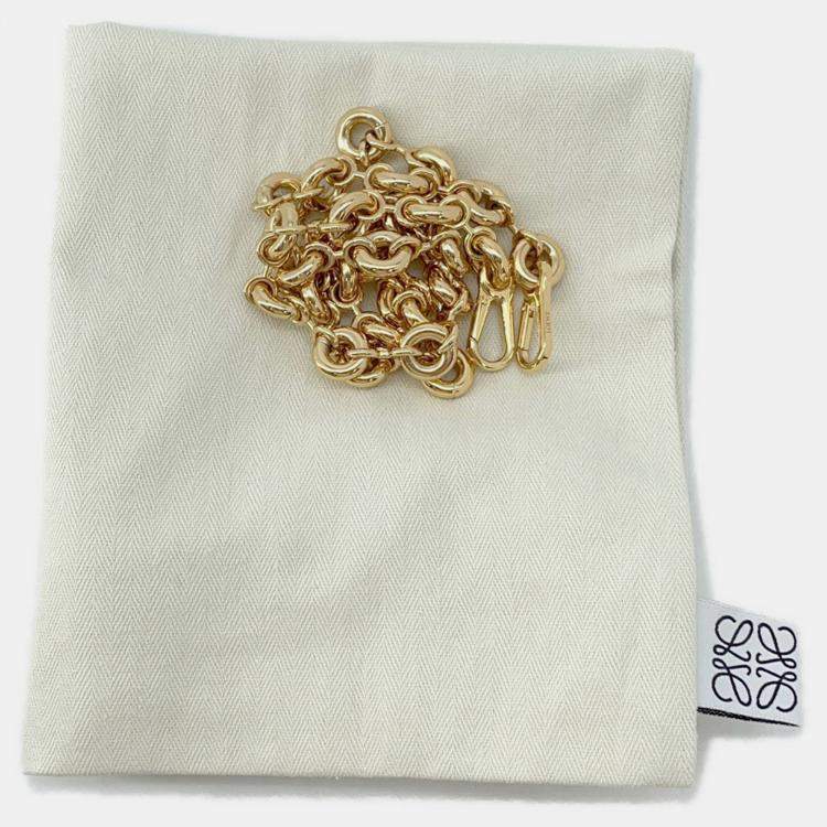 Pre Owned Loewe Puffer Goya Shoulder Bag Pink Lambskin