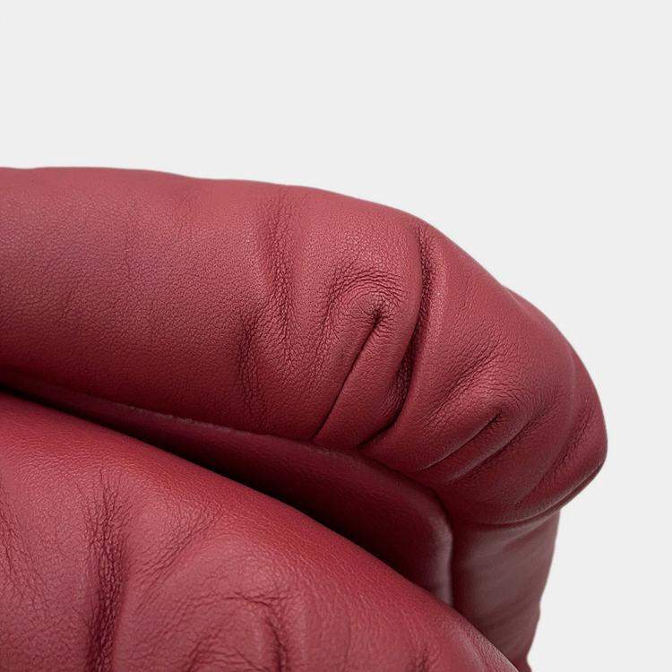 Pre Owned Loewe Puffer Goya Shoulder Bag Pink Lambskin