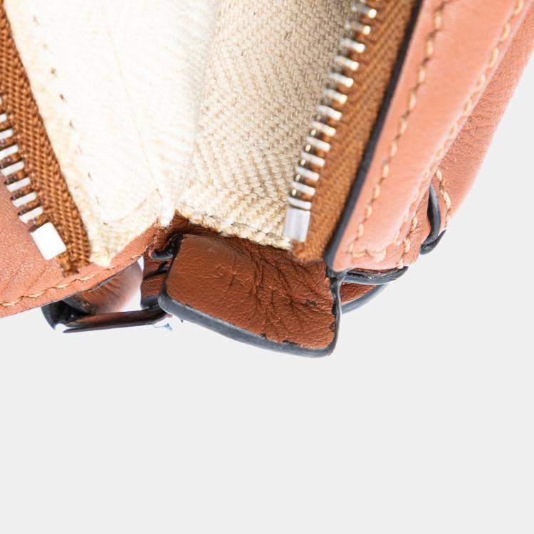 Pre Owned Loewe Brown Nano Calfskin Puzzle Satchel