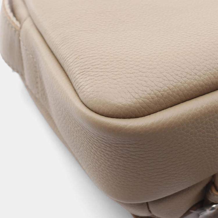 Pre Owned Loewe Military XS Beige Leather Messenger Bag