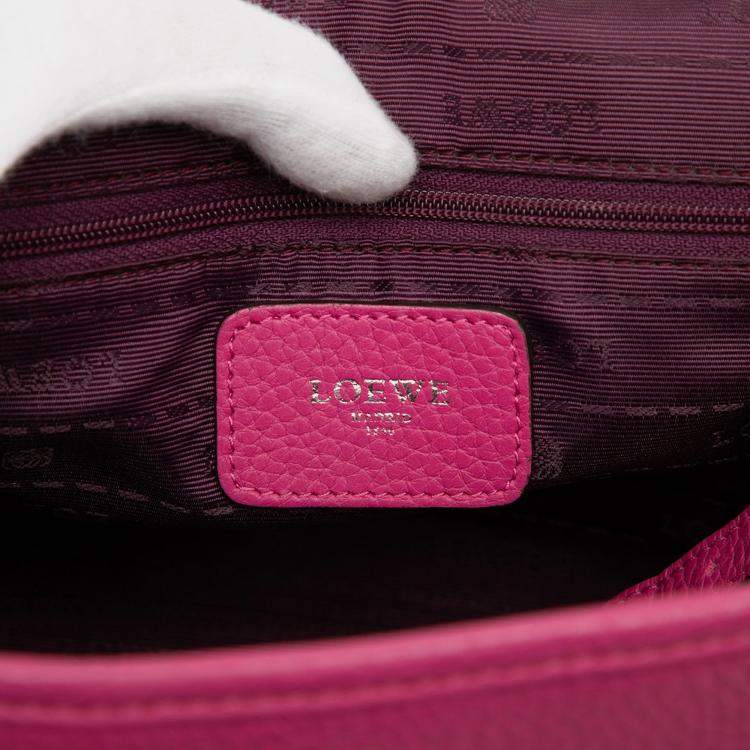 مملوكة مسبقًا Loewe Pink Leather Alamo 28