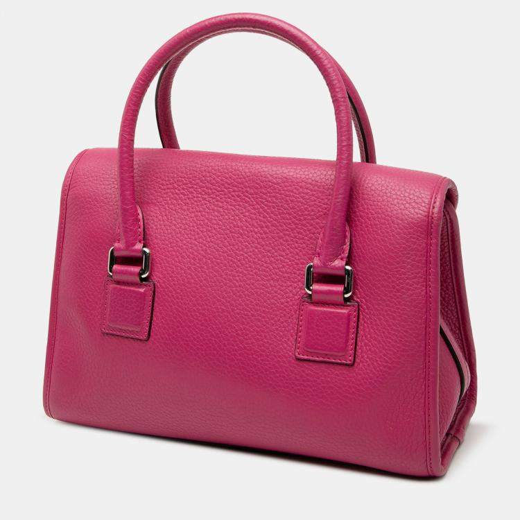مملوكة مسبقًا Loewe Pink Leather Alamo 28