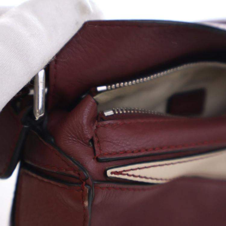 Pre Owned Loewe Mini Calfskin Puzzle Bag