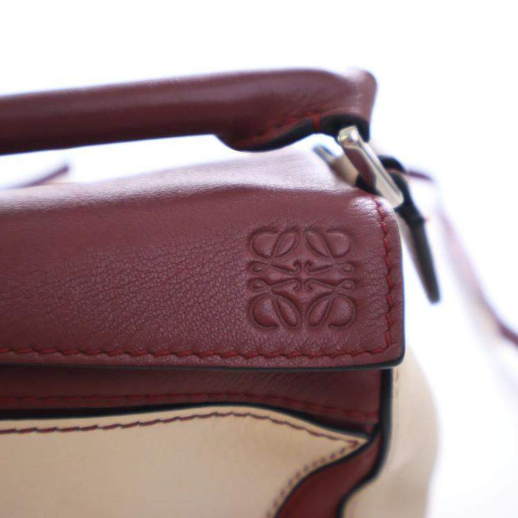 Pre Owned Loewe Mini Calfskin Puzzle Bag
