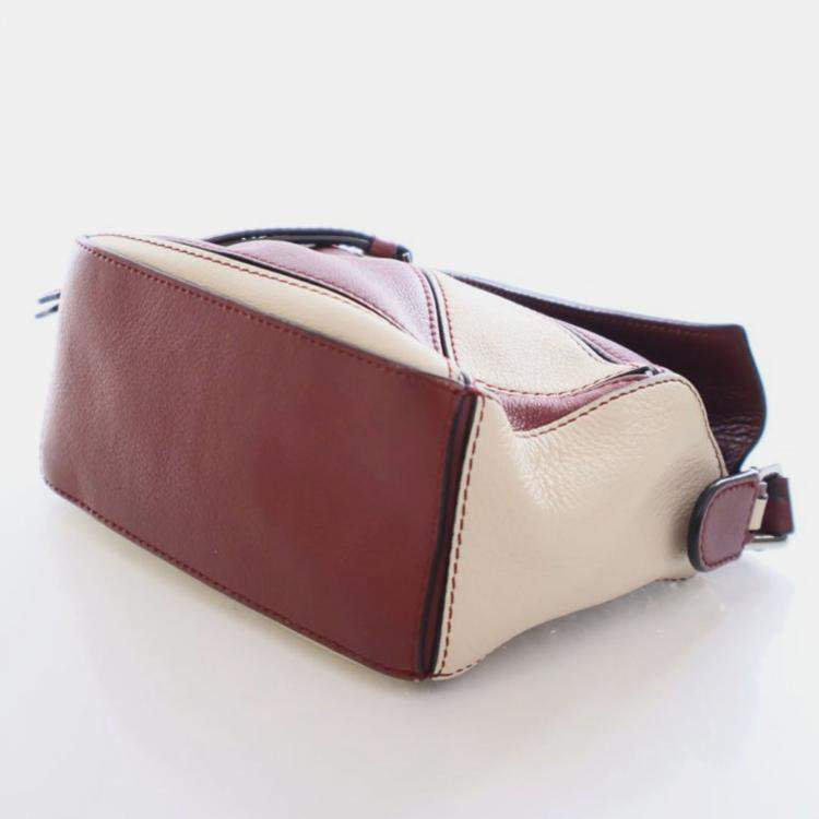 Pre Owned Loewe Mini Calfskin Puzzle Bag