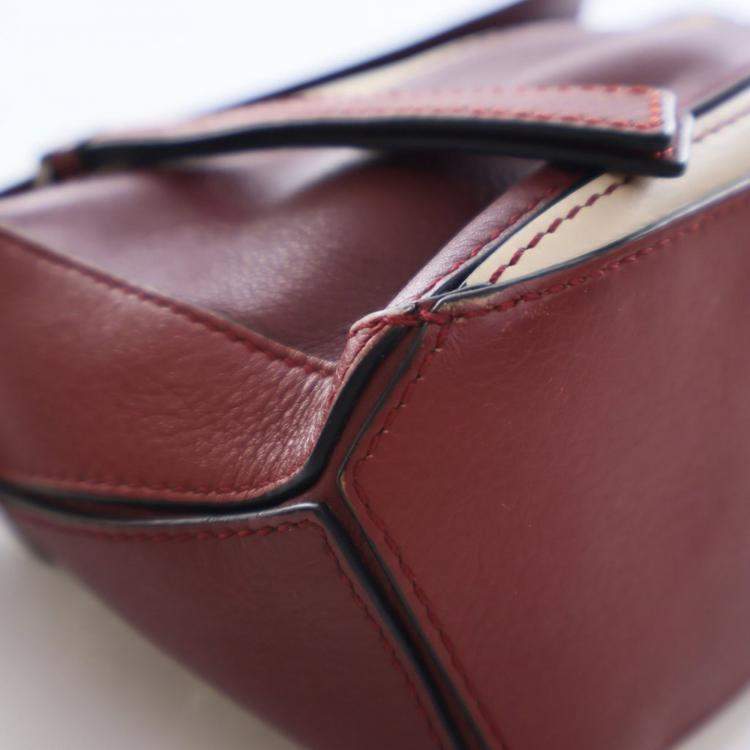 Pre Owned Loewe Mini Calfskin Puzzle Bag