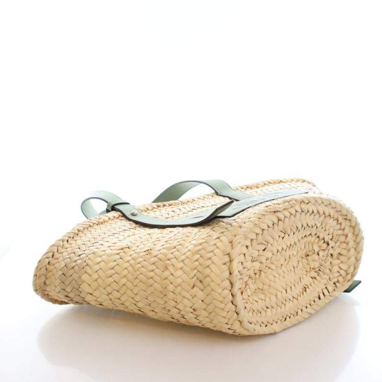 Pre Owned Loewe Medium Raffia Basket