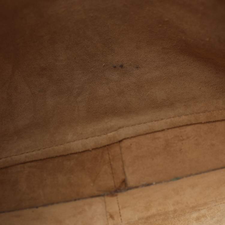 Pre Owned Loewe Horseshoe Brown Leather Shoulder Bag