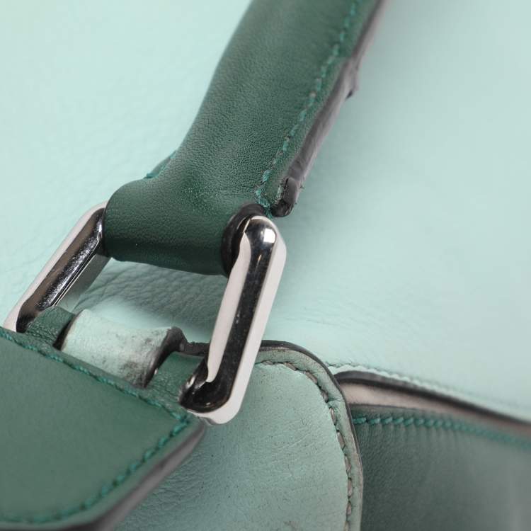 Pre Owned Loewe Puzzle 10 Ken Price Re-edition Multicolor Leather Shoulder Bag