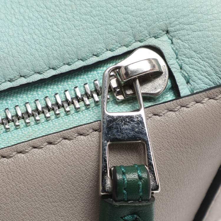 Pre Owned Loewe Puzzle 10 Ken Price Re-edition Multicolor Leather Shoulder Bag