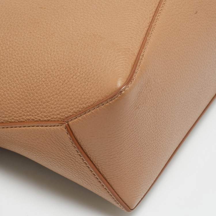 Pre Owned Loewe Puzzle Small Beige Leather Shoulder Bag