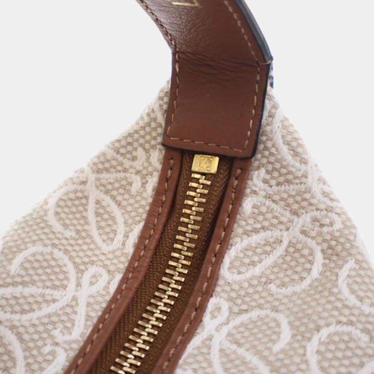 Pre Owned Loewe Canvas Cubi Anagram Bag