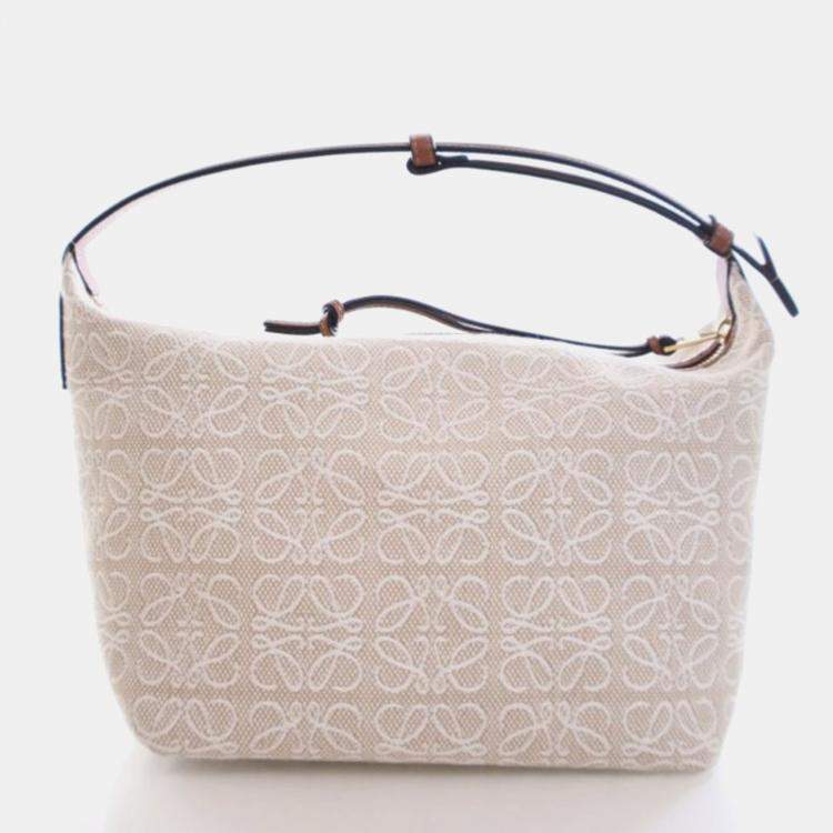 Pre Owned Loewe Canvas Cubi Anagram Bag