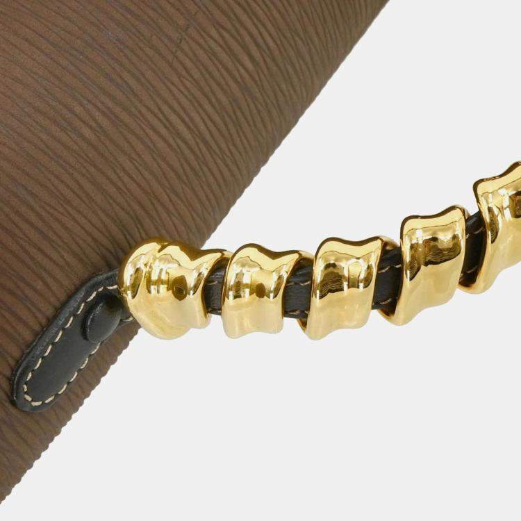 مملوكة مسبقًا Loewe Velazquez Black Brown Leather 2Way Shoulder Bag