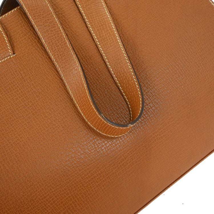 Pre Owned Loewe Brown Leather Tote Bag