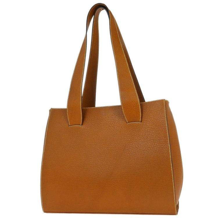 Pre Owned Loewe Brown Leather Tote Bag