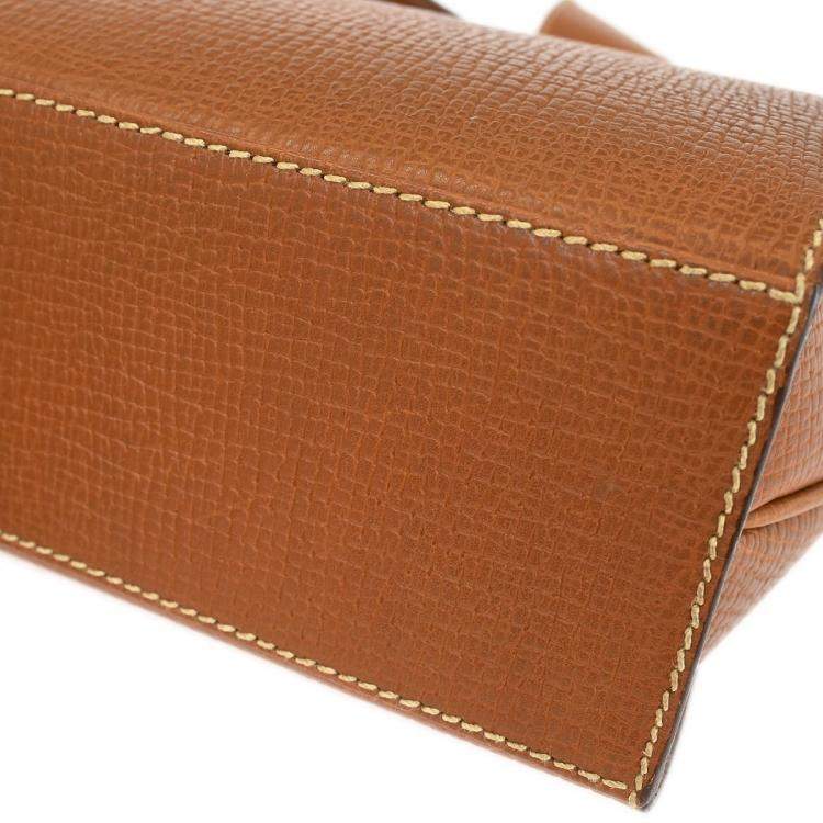 Pre Owned Loewe Brown Leather Tote Bag