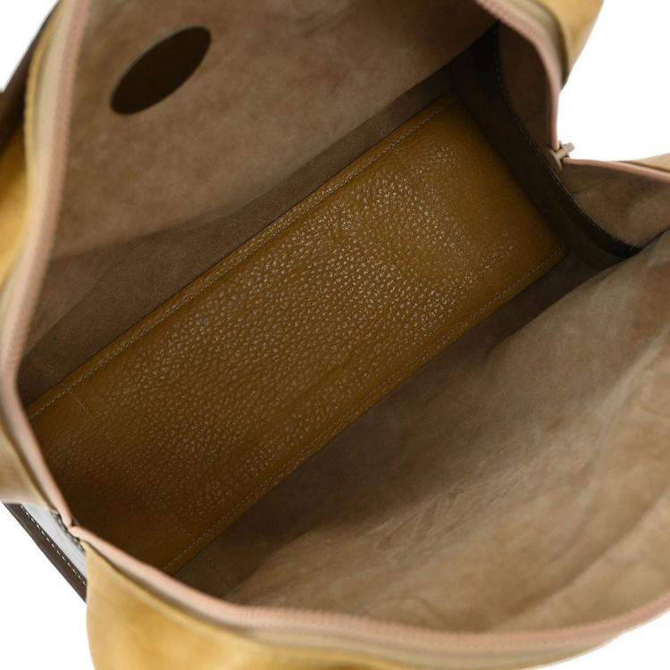 Pre Owned Loewe Beige Leather Shoulder Bag