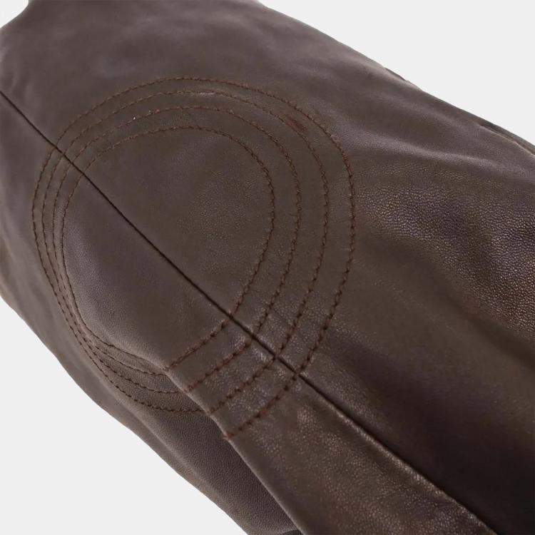 Pre Owned Loewe Aire Brown Nappa Lambskin Leather Tote Bag