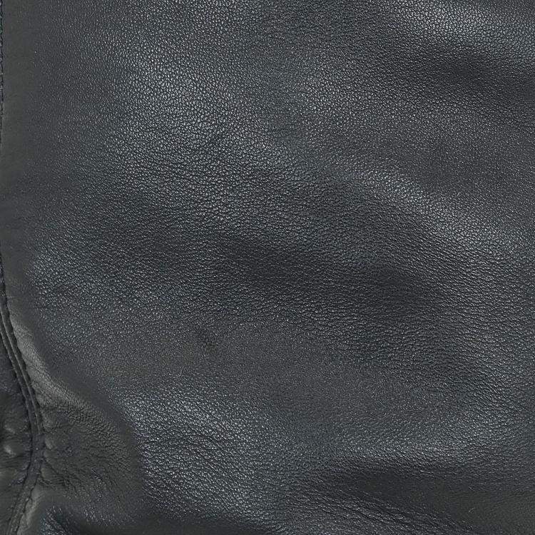 Pre Owned Loewe Drawstring Black Lambskin Leather Backpack