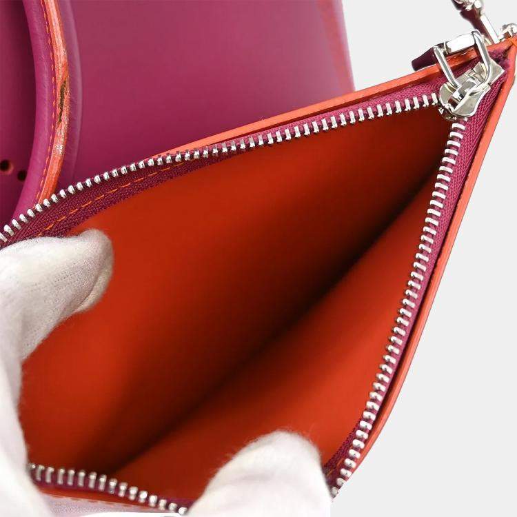 Pre Owned Loewe Leo Pink Calfskin Leather Tote Bag