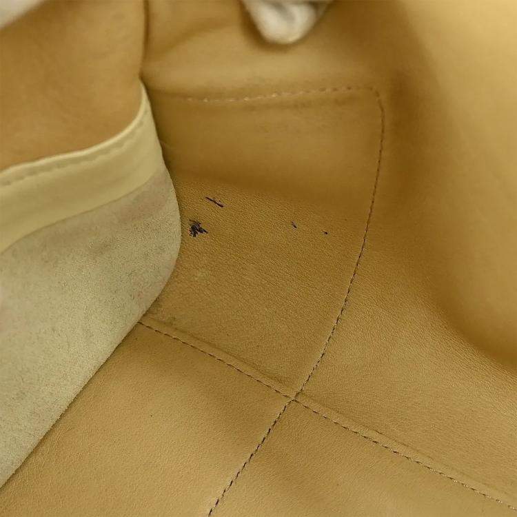 Pre Owned Loewe Brown Suede Calfskin Leather Shoulder Bag