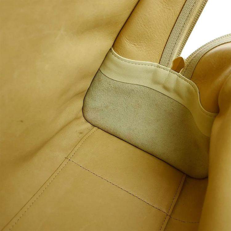 Pre Owned Loewe Brown Suede Calfskin Leather Shoulder Bag