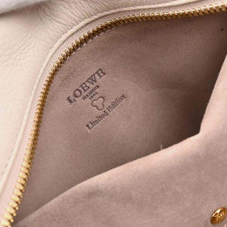 مملوكة مسبقًا Loewe Off-white Leather Cherry Blossom Amazona 36 Handbag