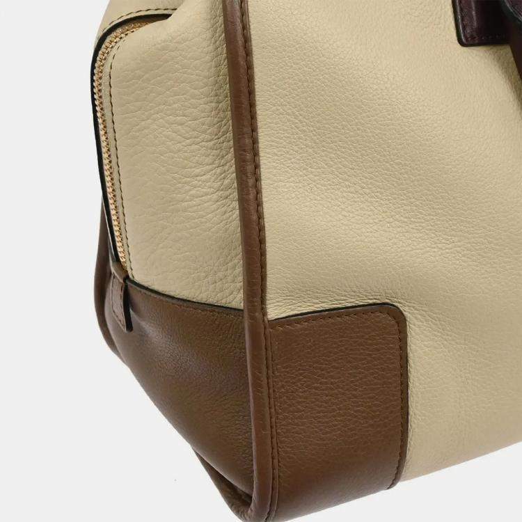 Pre Owned Loewe Off-white Amazona 36 Handbag