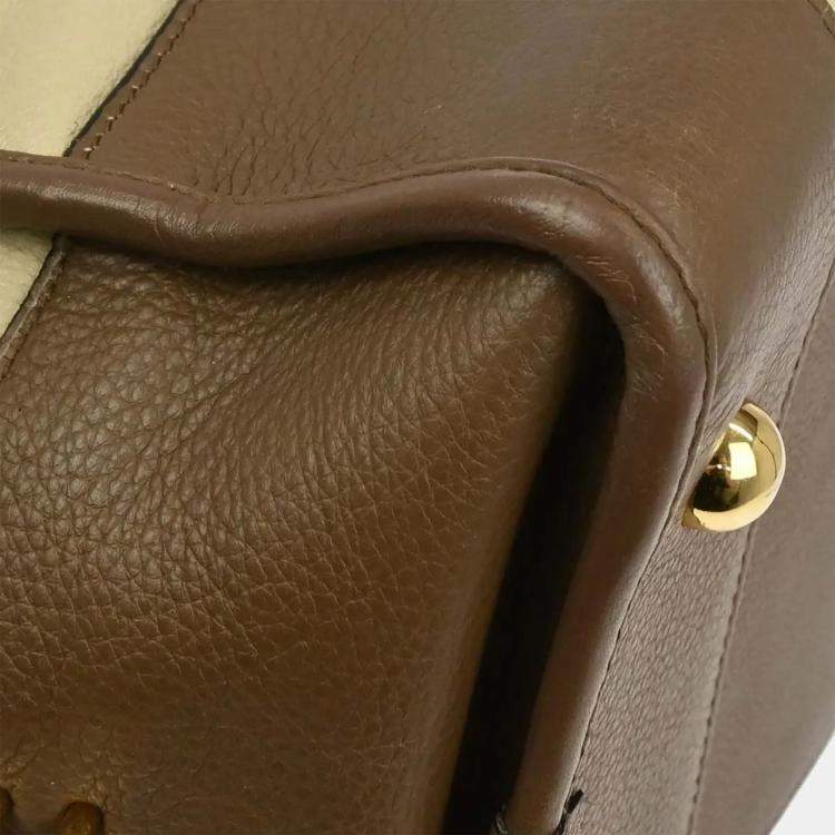 Pre Owned Loewe Off-white Amazona 36 Handbag