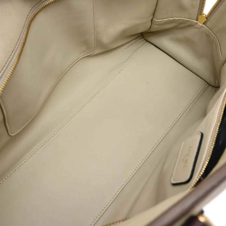 Pre Owned Loewe Off-white Amazona 36 Handbag