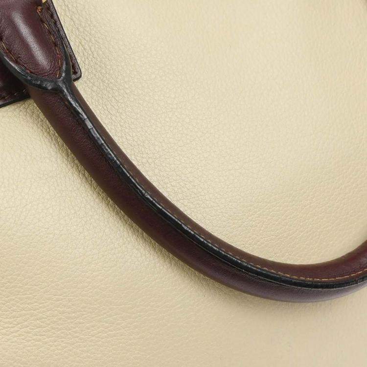 Pre Owned Loewe Off-white Amazona 36 Handbag