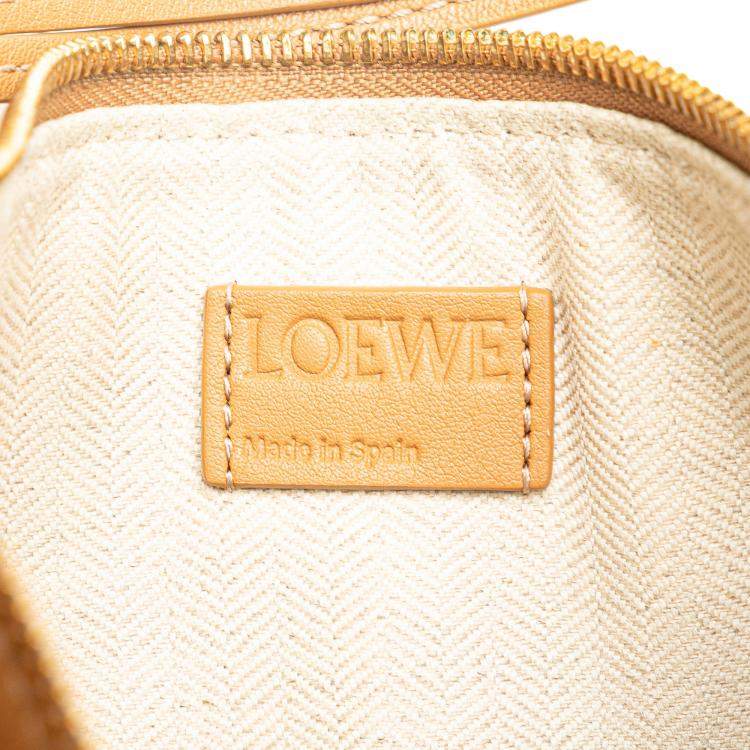 Pre Owned Loewe Brown Mini Leather Hammock Hobo