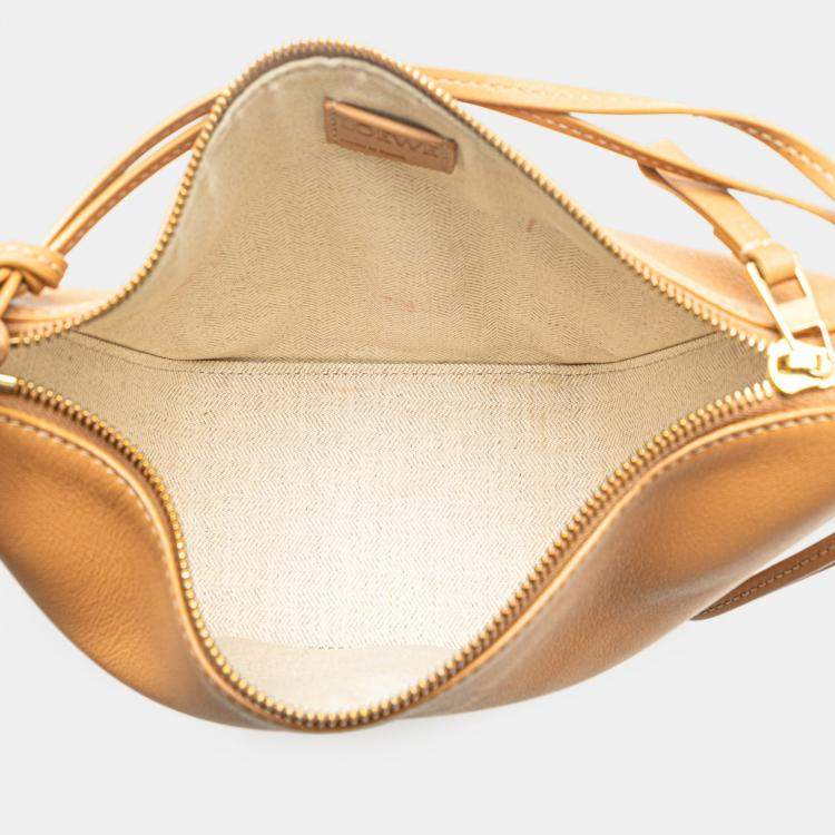 Pre Owned Loewe Brown Mini Leather Hammock Hobo